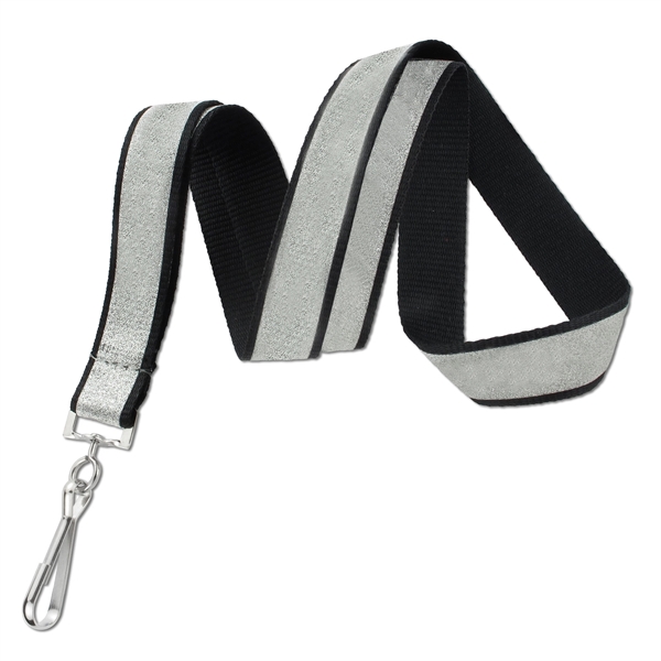 Glitter tape custom silkscreen lanyards are available in hundreds of material... from ASI 79898 Promovision / PROMOVISION