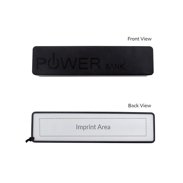 Pocket Power Bank with Keyring. Capacities: 1800 mAh, 2000 mAh, 2200... from ASI 37218 Athena Promo (tm)