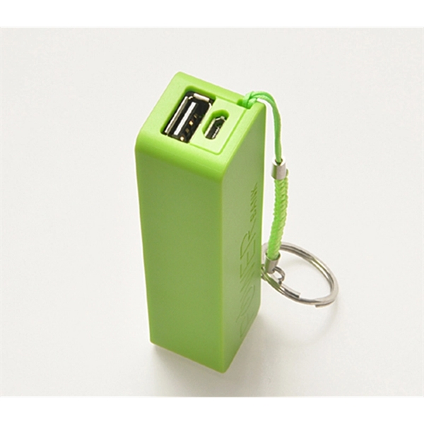 Pocket Power Bank with Keyring. Capacities: 1800 mAh, 2000 mAh, 2200... from ASI 37218 Athena Promo (tm)