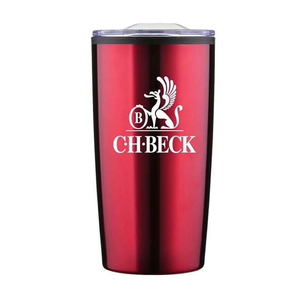 20 oz. Sedona stainless steel tumbler with push-on acrylic lid; keeps... from ASI 90859 Tempo Industries Inc / Tempoline