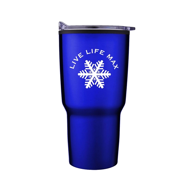 20 oz. Tempe stainless steel tumbler with push-on clear acrylic sip-through... from ASI 90859 Tempo Industries Inc / Tempoline