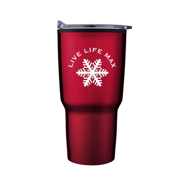 20 oz. Tempe stainless steel tumbler with push-on clear acrylic sip-through... from ASI 90859 Tempo Industries Inc / Tempoline