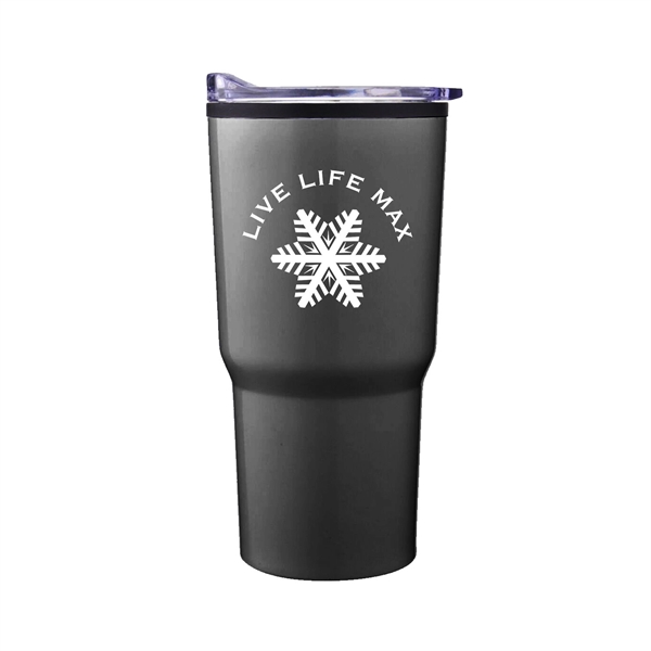 20 oz. Tempe stainless steel tumbler with push-on clear acrylic sip-through... from ASI 90859 Tempo Industries Inc / Tempoline