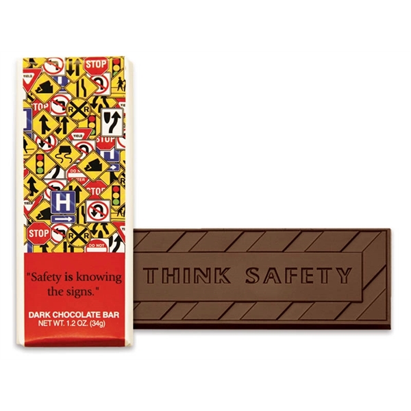 Safety is Knowing the Signs Chocolate bar.... from ASI 44897 Chocolate Chocolate