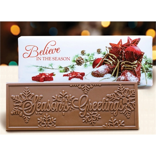 Santa Boots milk chocolate bar.... from ASI 44897 Chocolate Chocolate