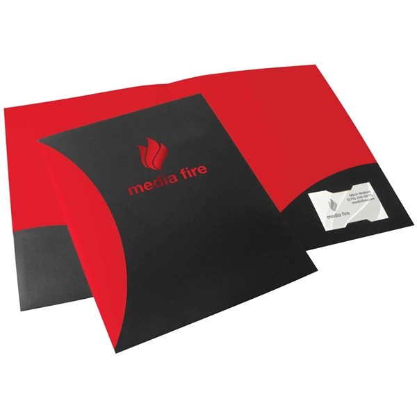 9" x 12" Presentation Folders, outside curve color matches inside color,... from ASI 95280 Warwick Publishing Co / Warwick Folders Made Easy