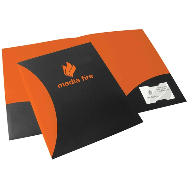 9" x 12" Presentation Folders, outside curve color matches inside color,... from ASI 95280 Warwick Publishing Co / Warwick Folders Made Easy