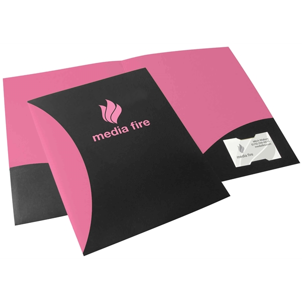 9" x 12" Presentation Folders, outside curve color matches inside color,... from ASI 95280 Warwick Publishing Co / Warwick Folders Made Easy