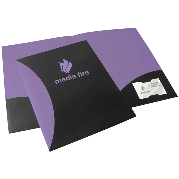 9" x 12" Presentation Folders, outside curve color matches inside color,... from ASI 95280 Warwick Publishing Co / Warwick Folders Made Easy