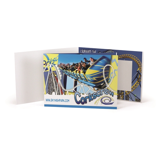 Custom Portrait Folders on sturdy 12 pt. smooth white cardstock in... from ASI 95280 Warwick Publishing Co / Warwick