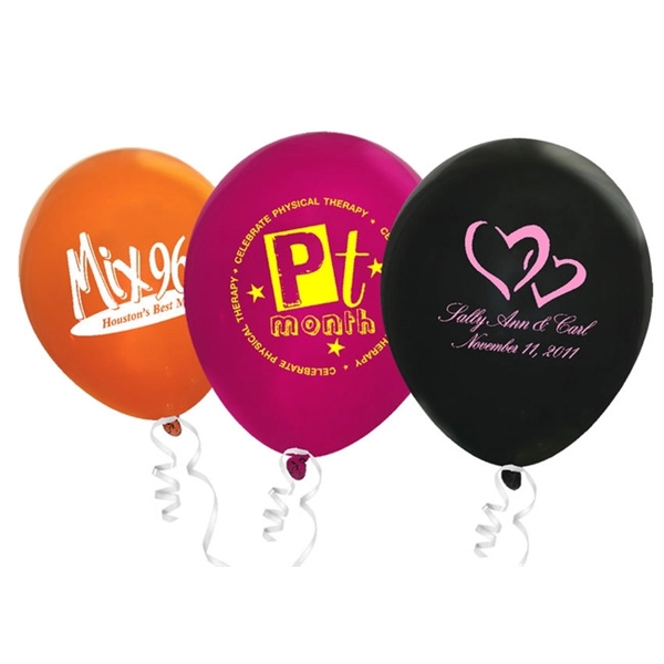 Crystal latex balloon that's helium quality, 100% biodegradable and customizable.... from ASI 55675 Galaxy Balloons Inc / Galactic Fun Time Line