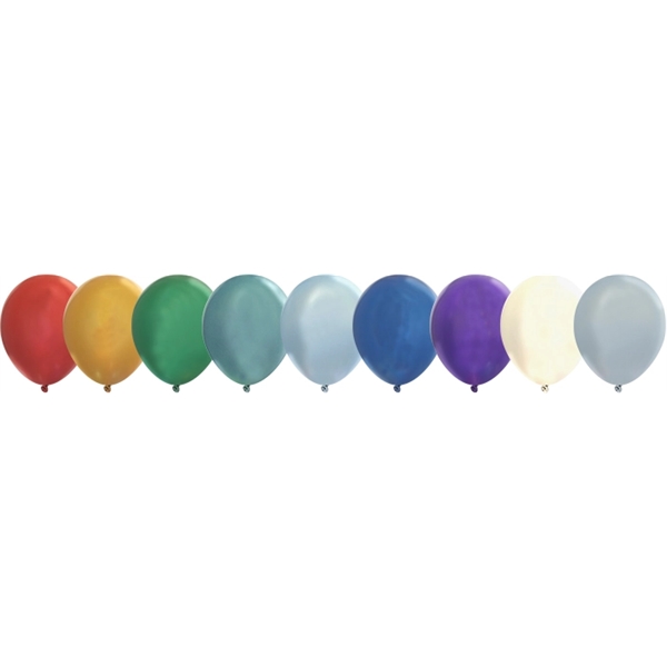 Metallic latex balloon that's helium quality, 100% biodegradable and customizable.... from ASI 55675 Galaxy Balloons Inc / Galactic Fun Time Line