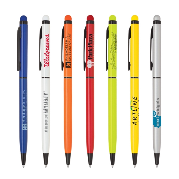 Twist action ballpoint pen with stylus.... from ASI 31517 Admart Products / Admart Line