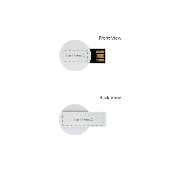 Round Paperclip USB flash drive 2.0 and Free 1C imprint on... from ASI 37218 Athena Promo (tm)