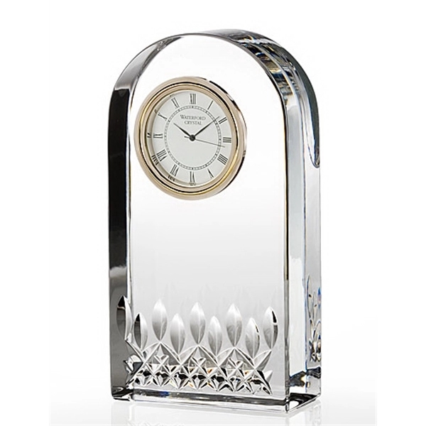 Streamlined crystal desk clock.... from ASI 61966 HPG / HPG Gold Beacon Premium Brands