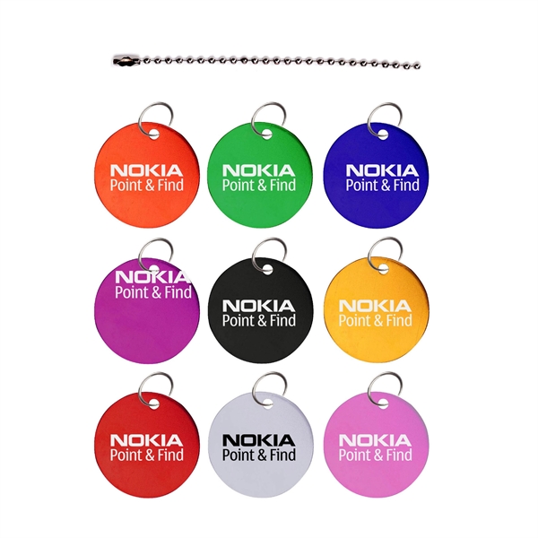 Metal Key Holder Aluminum Pet Tag and Carabiner... from ASI 74585 Nu Promo International / Nu Promo Line