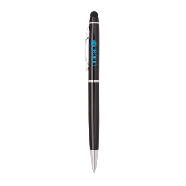 Metal Twist Pen with bold color barrel and stylus.... from ASI 31517 Admart Products / Admart Line