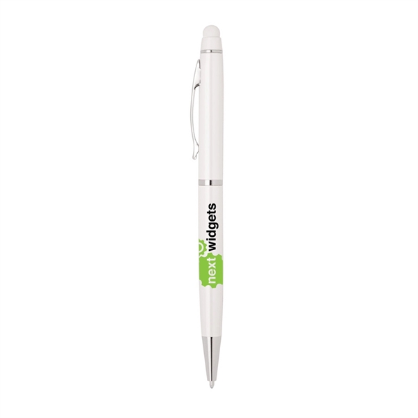 Metal Twist Pen with bold color barrel and stylus.... from ASI 31517 Admart Products / Admart Line