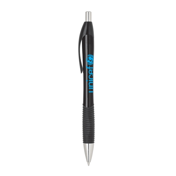 Rubber Grip Click Action Plastic Pen... from ASI 31517 Admart Products / Admart Line