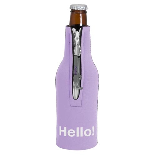 Neoprene bottle holder with detachable aluminum bottle opener... from ASI 74710 Numo / NUMO