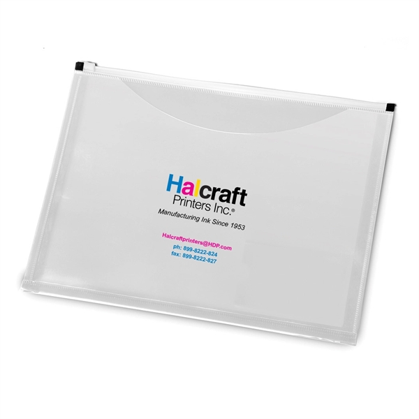 Translucent Zippered Document Folder... from ASI 31517 Admart Products / Admart Line