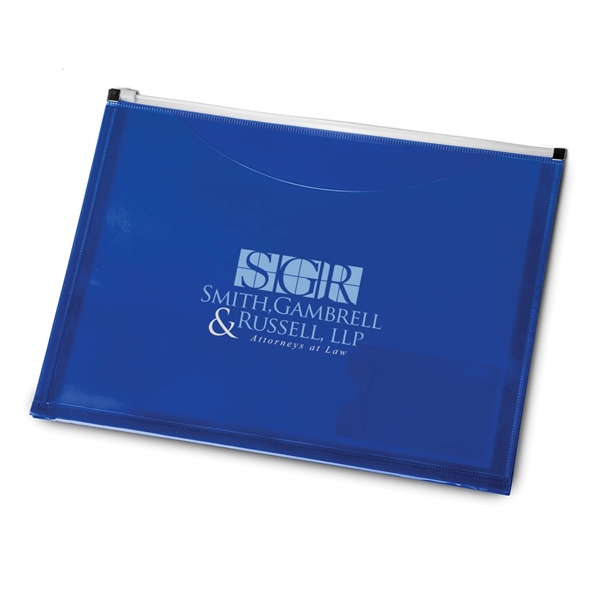Translucent Zippered Document Folder... from ASI 31517 Admart Products / Admart Line