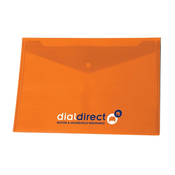 Translucent Snap Close Document Folder... from ASI 31517 Admart Products / Admart Line