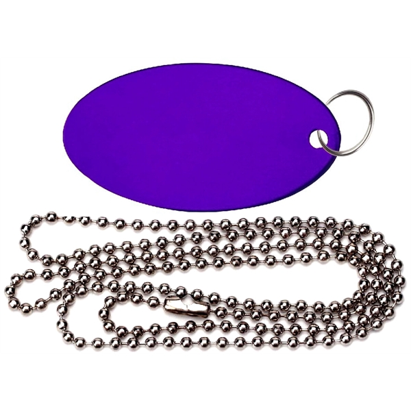 Metal Key Holder Aluminum Pet Tag and Carabiner... from ASI 74585 Nu Promo International / Nu Promo Line