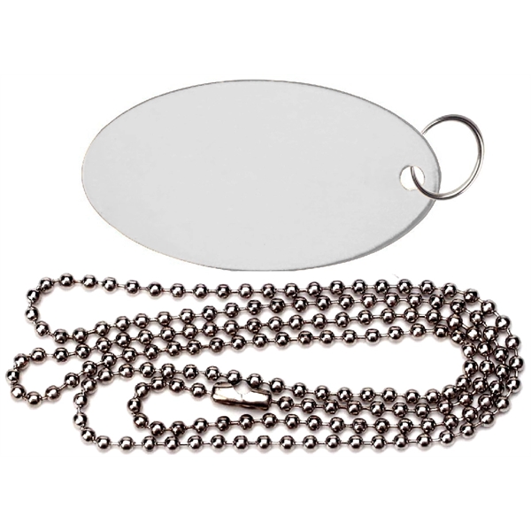Metal Key Holder Aluminum Pet Tag and Carabiner... from ASI 74585 Nu Promo International / Nu Promo Line