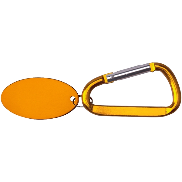 Metal Key Holder Aluminum Pet Tag and Carabiner... from ASI 74585 Nu Promo International / Nu Promo Line