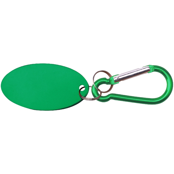 Metal Key Holder Aluminum Pet Tag and Carabiner... from ASI 74585 Nu Promo International / Nu Promo Line