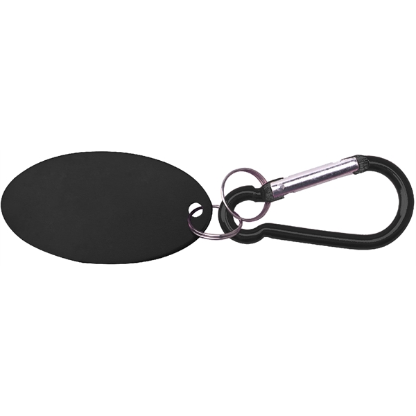 Metal Key Holder Aluminum Pet Tag and Carabiner... from ASI 74585 Nu Promo International / Nu Promo Line