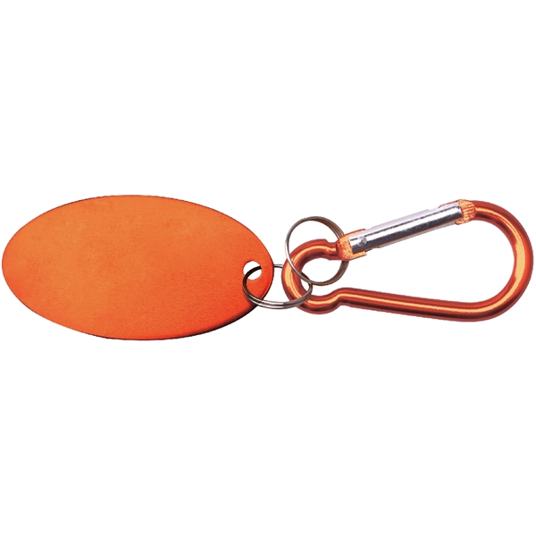 Metal Key Holder Aluminum Pet Tag and Carabiner... from ASI 74585 Nu Promo International / Nu Promo Line