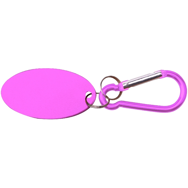 Metal Key Holder Aluminum Pet Tag and Carabiner... from ASI 74585 Nu Promo International / Nu Promo Line