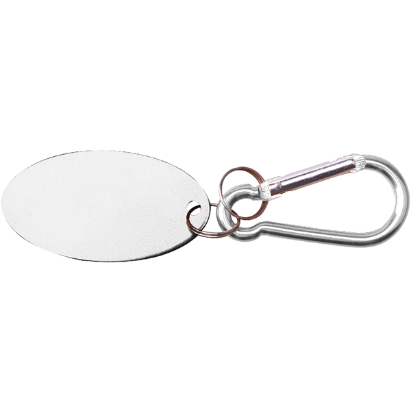 Metal Key Holder Aluminum Pet Tag and Carabiner... from ASI 74585 Nu Promo International / Nu Promo Line