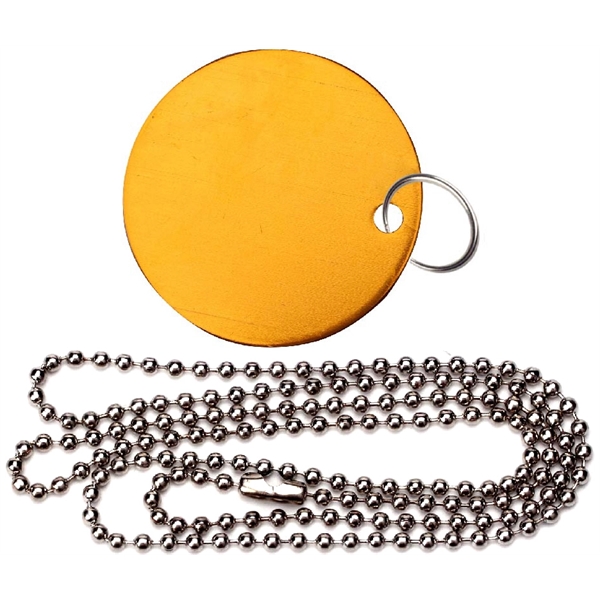 Metal Key Holder Aluminum Pet Tag and Carabiner... from ASI 74585 Nu Promo International / Nu Promo Line