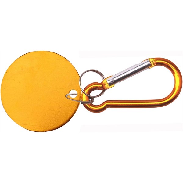 Metal Key Holder Aluminum Pet Tag and Carabiner... from ASI 74585 Nu Promo International / Nu Promo Line