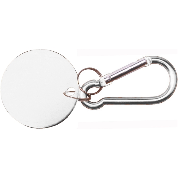 Metal Key Holder Aluminum Pet Tag and Carabiner... from ASI 74585 Nu Promo International / Nu Promo Line