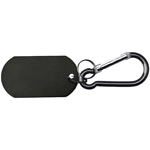 Metal Key Holder Aluminum Pet Tag and Carabiner... from ASI 74585 Nu Promo International / Nu Promo Line