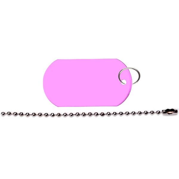 Metal Key Holder Aluminum Pet Tag and Carabiner... from ASI 74585 Nu Promo International / Nu Promo Line