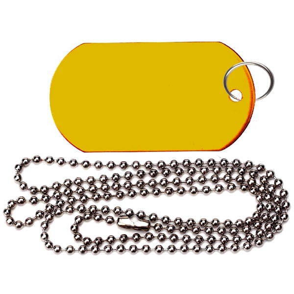 Metal Key Holder Aluminum Pet Tag and Carabiner... from ASI 74585 Nu Promo International / Nu Promo Line