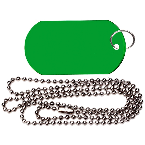Metal Key Holder Aluminum Pet Tag and Carabiner... from ASI 74585 Nu Promo International / Nu Promo Line
