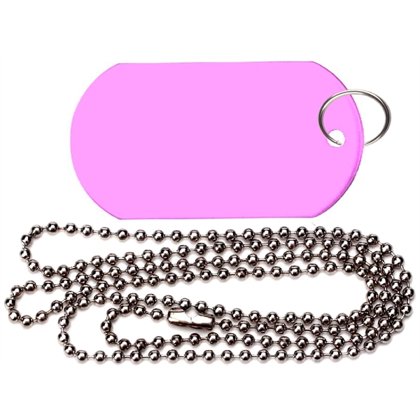Metal Key Holder Aluminum Pet Tag and Carabiner... from ASI 74585 Nu Promo International / Nu Promo Line