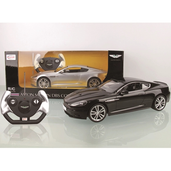 17" x 9" x 7" plastic replica remote-controlled Aston Martin car... from ASI 39820 Opusline (Benmex)