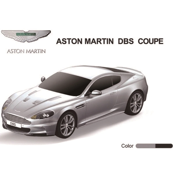 17" x 9" x 7" plastic replica remote-controlled Aston Martin car... from ASI 39820 Opusline (Benmex)