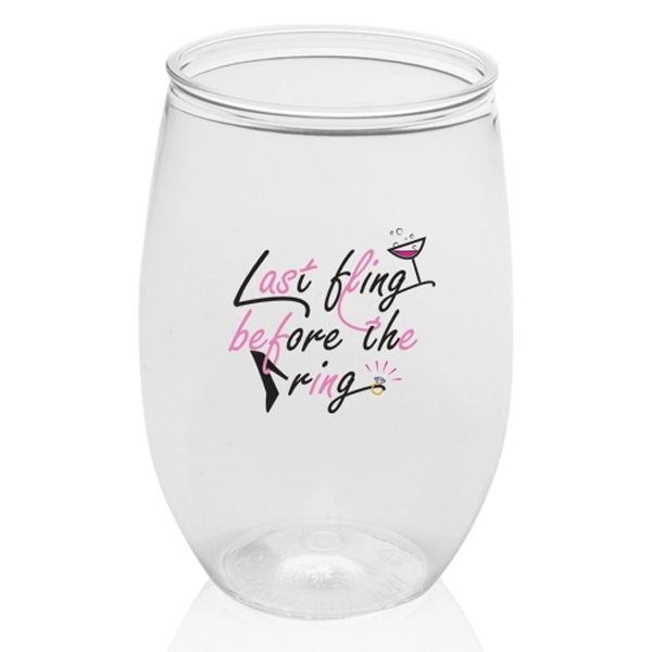 16 oz. plastic stemless, BPA-free wine glass.... from ASI 39552 BEL Promo