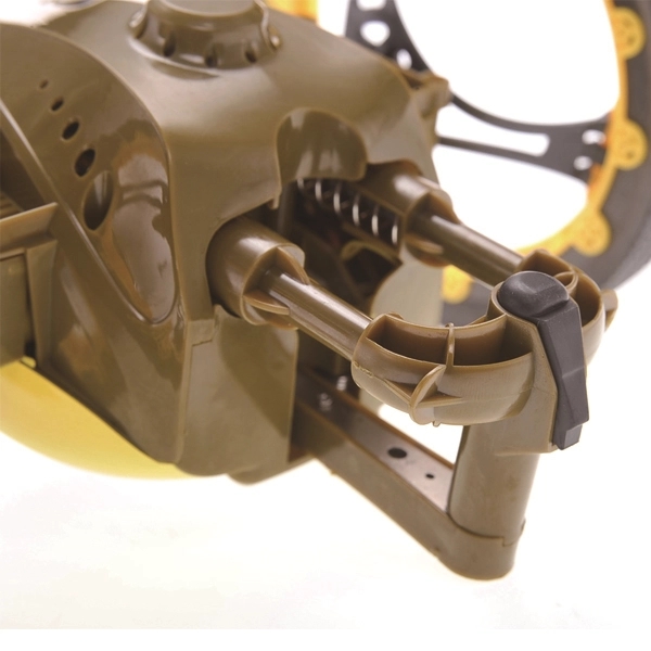 Radio controlled gyro two-wheel 4CH 2.4GHz jumping car; requires 4 AAA... from ASI 39820 Opusline (Benmex)