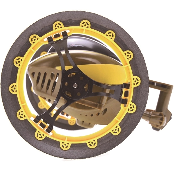 Radio controlled gyro two-wheel 4CH 2.4GHz jumping car; requires 4 AAA... from ASI 39820 Opusline (Benmex)