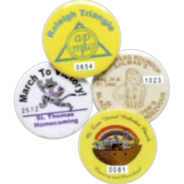 Celluloid 2 14" round button... from ASI 53408 Express-A-Button / Express-A-Button Samco