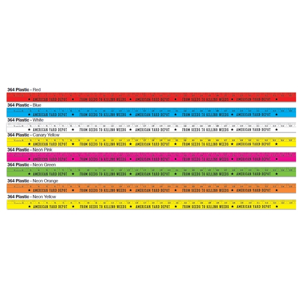 Plastic Yardstick... from ASI 53408 Express-A-Button / Samco